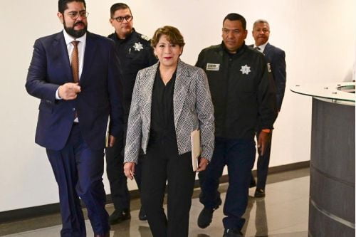 Gobernadora Delfina Gómez encabeza la Mesa de Coordinación para la Construcción de la Paz en el C5 de Ecatepec